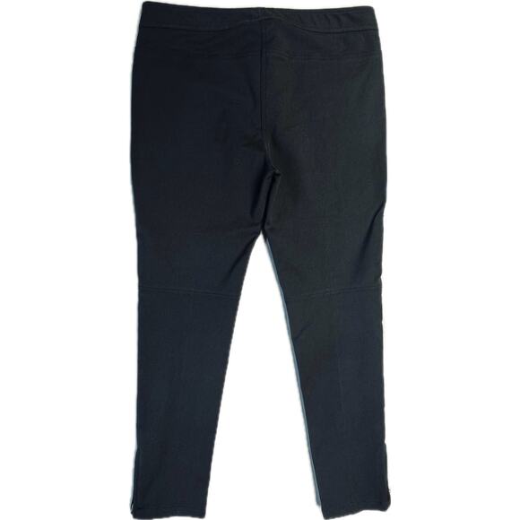 Theory Pants Slacks Trousers, Women's Size 10, Tapered Leg, Zipper Ankle, Black - Picture 6 of 9